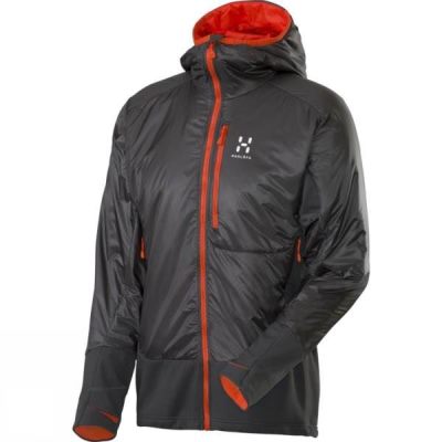 Chaquetas Haglofs Rando Barrier Hombre - Gris Oscuro - Chile FHS584197